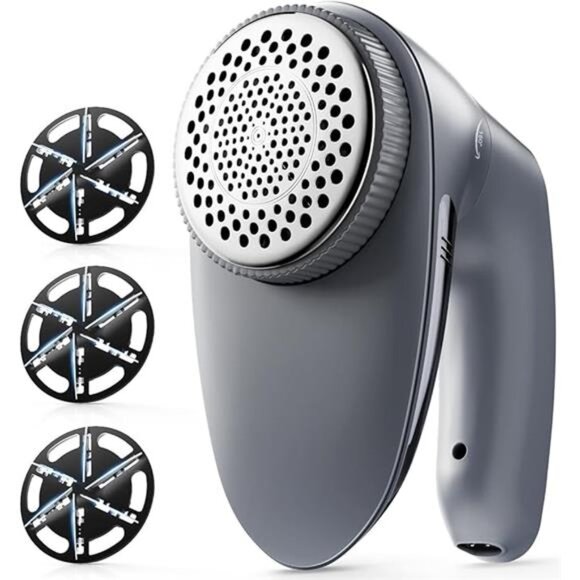 Fabric Shaver, Rechargeable Lint Remover Defuzzer Sweater Shaver, Fuzz Remover - Picture 6 of 6